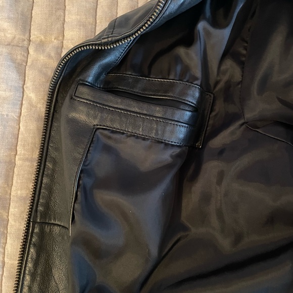 Leather jacket Banana Republic real leather - Picture 11 of 12